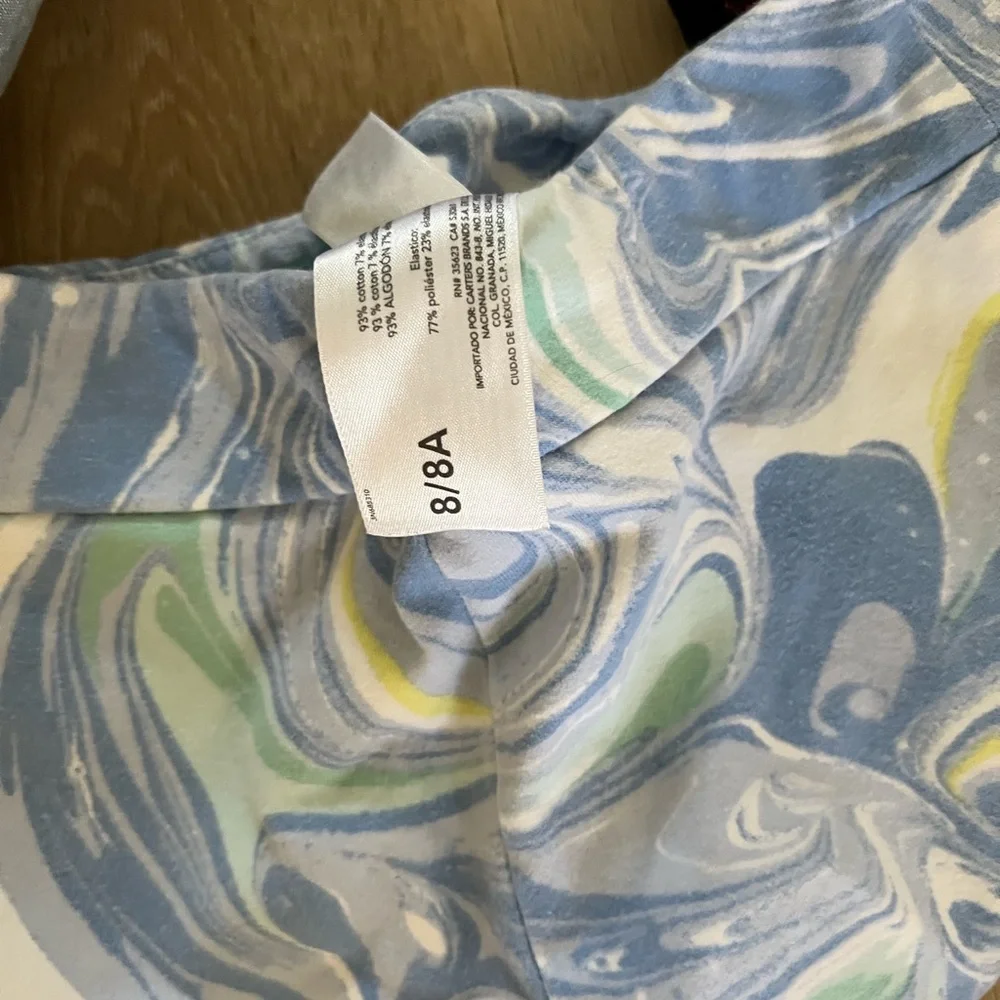 Colorful Kids Leggings/shorts Set